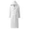 Couple Hooded Waffle Cotton Bathrobe Kimono Lounge Sleepwear Robe Set 12