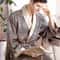 Mens Luxury Satin Silk Kimono Bathrobe Gold Print Shawl Collar Long Lounge Robe Plus Size 5