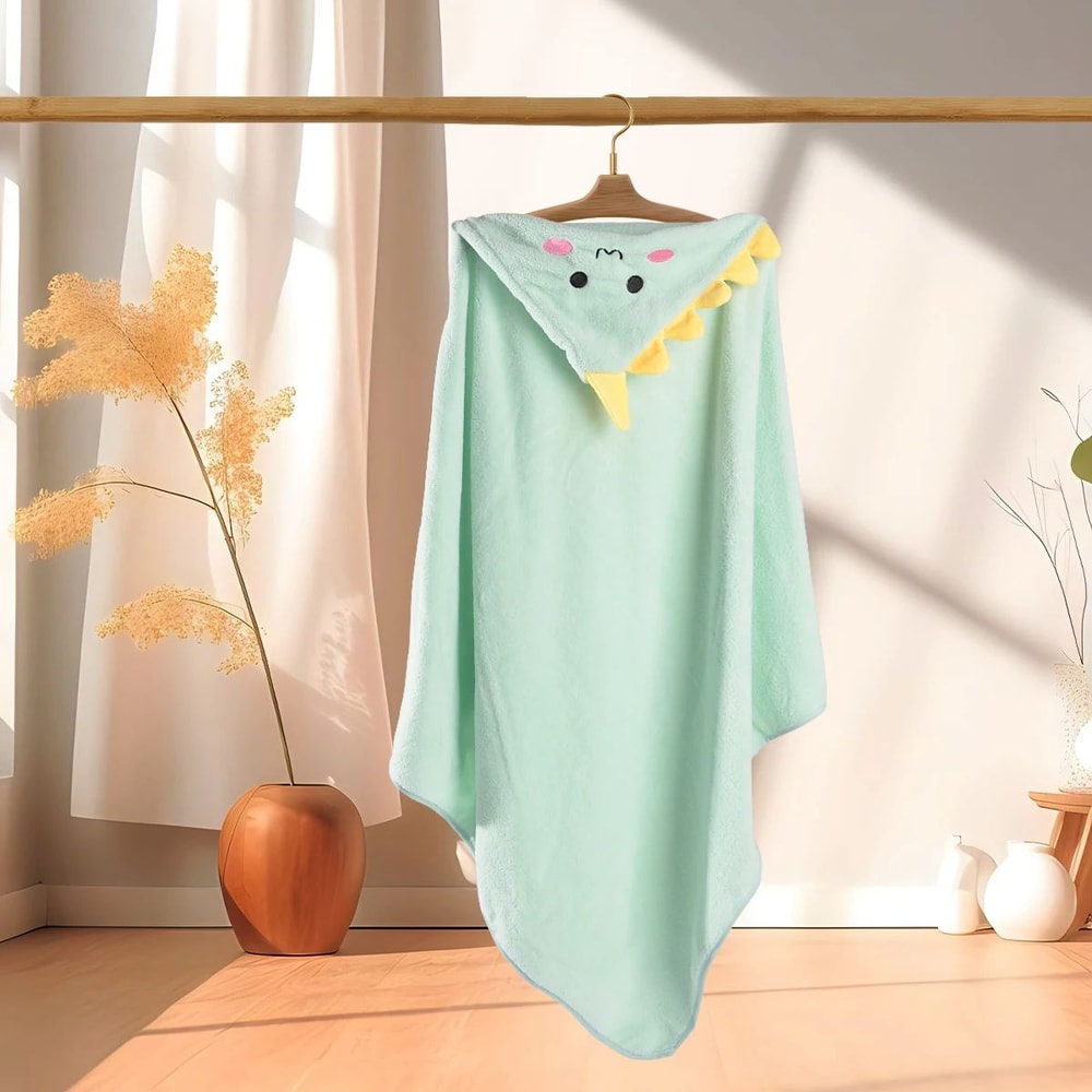 2pcs Hooded Baby Towel Set Soft Absorbent Cotton Baby Bath Towels For Newborns Toddlers 315x315 In 2