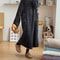 Womens Winter Flannel Nightgown Long Sleeve Thick Coral Fleece Warm Sleep Dress With Pockets 6