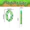 7pcs Pixel Game Theme Number Birthday Candles Set Green My World Cake Topper 09 Digital Party Candl 4