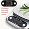 22 Lb Digital Kitchen Scale With Tare Function Stainless Steel Food Jewelry Weighing Scale With L 5