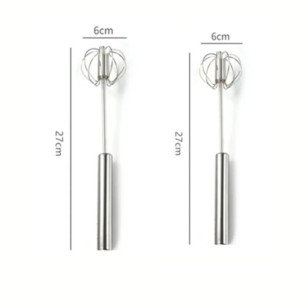 Stainless Steel SemiAutomatic Egg Beater Manual Hand Mixer Whisk For Baking Cooking Kitchen Use 9