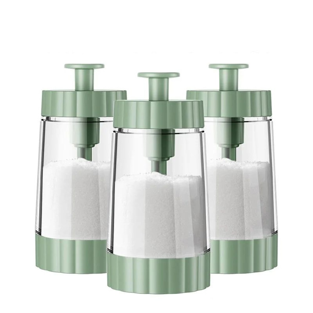 Quantitative Spice Jar Dispenser Transparent Salt Pepper Seasoning Bottle With 05g Control 10