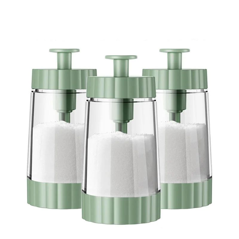 Quantitative Spice Jar Dispenser Transparent Salt Pepper Seasoning Bottle With 05g Control 10