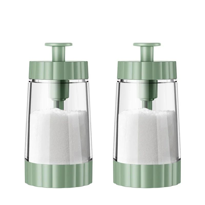Quantitative Spice Jar Dispenser Transparent Salt Pepper Seasoning Bottle With 05g Control 8