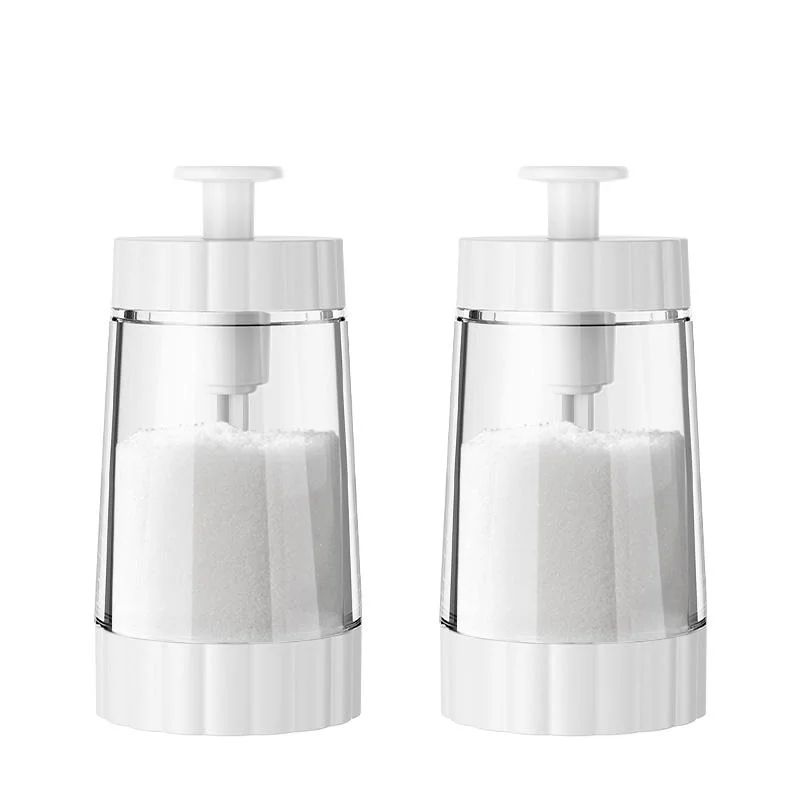 Quantitative Spice Jar Dispenser Transparent Salt Pepper Seasoning Bottle With 05g Control 9