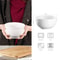 8Pack 10oz Porcelain Bowls Set Premium White Ceramic Bowls For Soup Cereal Salad Pasta 4