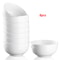 8Pack 10oz Porcelain Bowls Set Premium White Ceramic Bowls For Soup Cereal Salad Pasta 5