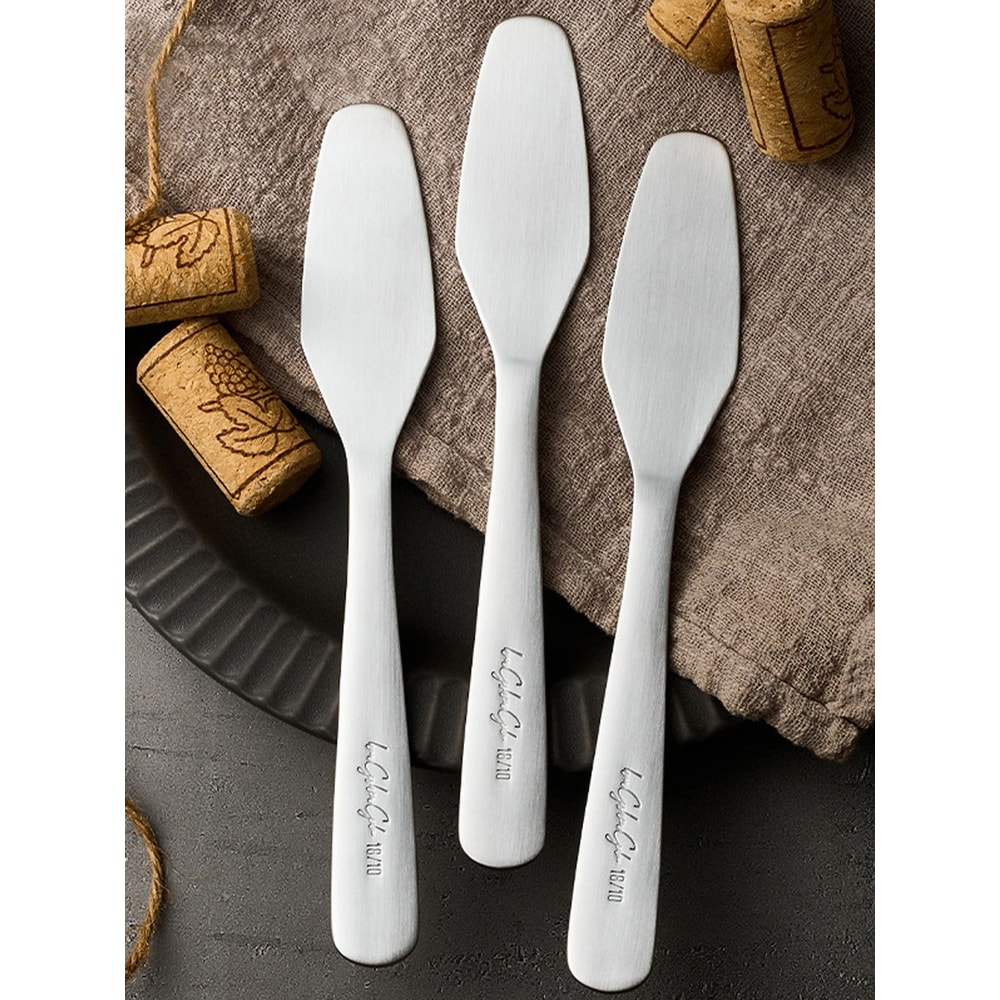 316L Stainless Steel Butter Spreader Knife Multifunction Cheese Jam Bread Cutter Utensil 4