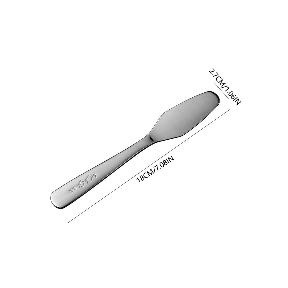 316L Stainless Steel Butter Spreader Knife Multifunction Cheese Jam Bread Cutter Utensil 7