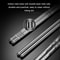 6 Pairs Stainless Steel Chopsticks Set 88in Reusable NonSlip Metal Chopsticks With Blue White Des 3