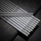 6 Pairs Stainless Steel Chopsticks Set 88in Reusable NonSlip Metal Chopsticks With Blue White Des 5
