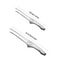 Stainless Steel BBQ Food Tongs NonSlip Grilling Clips For Steak Baking Kitchen Cooking 3