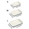 4Piece Wheat Straw Rectangle Plates Set EcoFriendly Reusable Dessert Salad Plates Microwave Safe 5