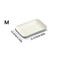 4Piece Wheat Straw Rectangle Plates Set EcoFriendly Reusable Dessert Salad Plates Microwave Safe 7