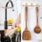 10Piece Wooden Kitchen Utensils Set Natural Cooking Spoons Tools For NonStick Cookware 1