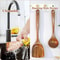 10Piece Wooden Kitchen Utensils Set Natural Cooking Spoons Tools For NonStick Cookware 1