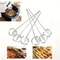 10Piece Stainless Steel Air Fryer Skewers Set 304 BBQ Grill Sticks For Oven Vertical Grill Baking 3