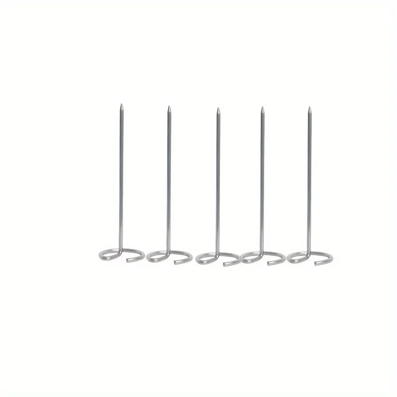 10Piece Stainless Steel Air Fryer Skewers Set 304 BBQ Grill Sticks For Oven Vertical Grill Baking 4