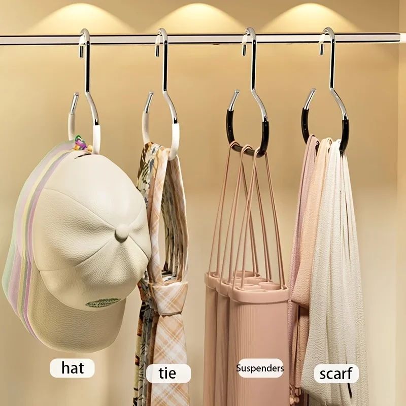 HeavyDuty Round Wall Hook Strong MultiPurpose Hanger For Hats Bags Scarves Accessories 2