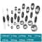 9Piece Magnetic Stainless Steel Measuring Spoon Set DoubleEnded Baking Spoons With Engraved Scale 7