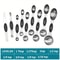 9Piece Magnetic Stainless Steel Measuring Spoon Set DoubleEnded Baking Spoons With Engraved Scale 7