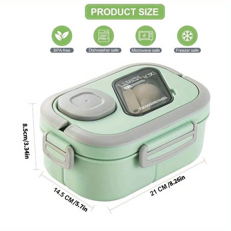 UltraSeal DoubleLayer Insulated Bento Lunch Box Leakproof European Oval Food Container For Adults 4