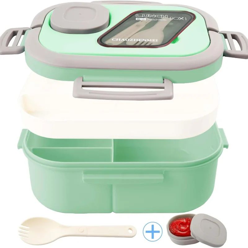 UltraSeal DoubleLayer Insulated Bento Lunch Box Leakproof European Oval Food Container For Adults 7