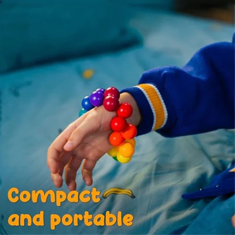 DIY 3D Rotating Sensory Fidget Ball Toy Stress Relief ADHD Anxiety Calming Desk Travel Toy 5