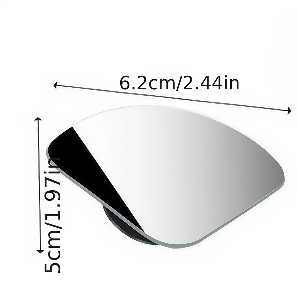 2pcs Universal 360 Adjustable Blind Spot Mirror HD WideAngle Rearview Safety Mirrors For All Cars 6