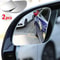 2pcs Universal 360 Adjustable Blind Spot Mirror HD WideAngle Rearview Safety Mirrors For All Cars 7