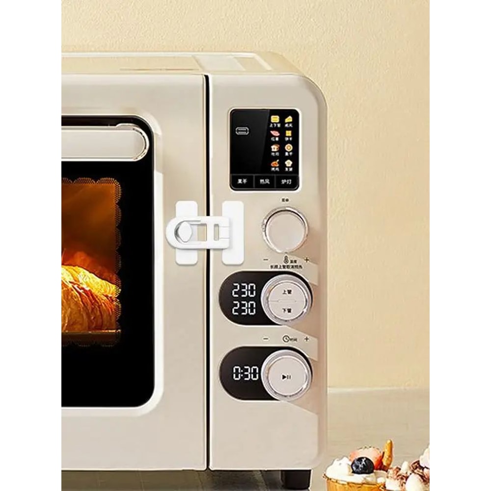 Keyless Adhesive Refrigerator Lock Child Safety Fridge Freezer Cabinet Door Lock With Easy Instal 4