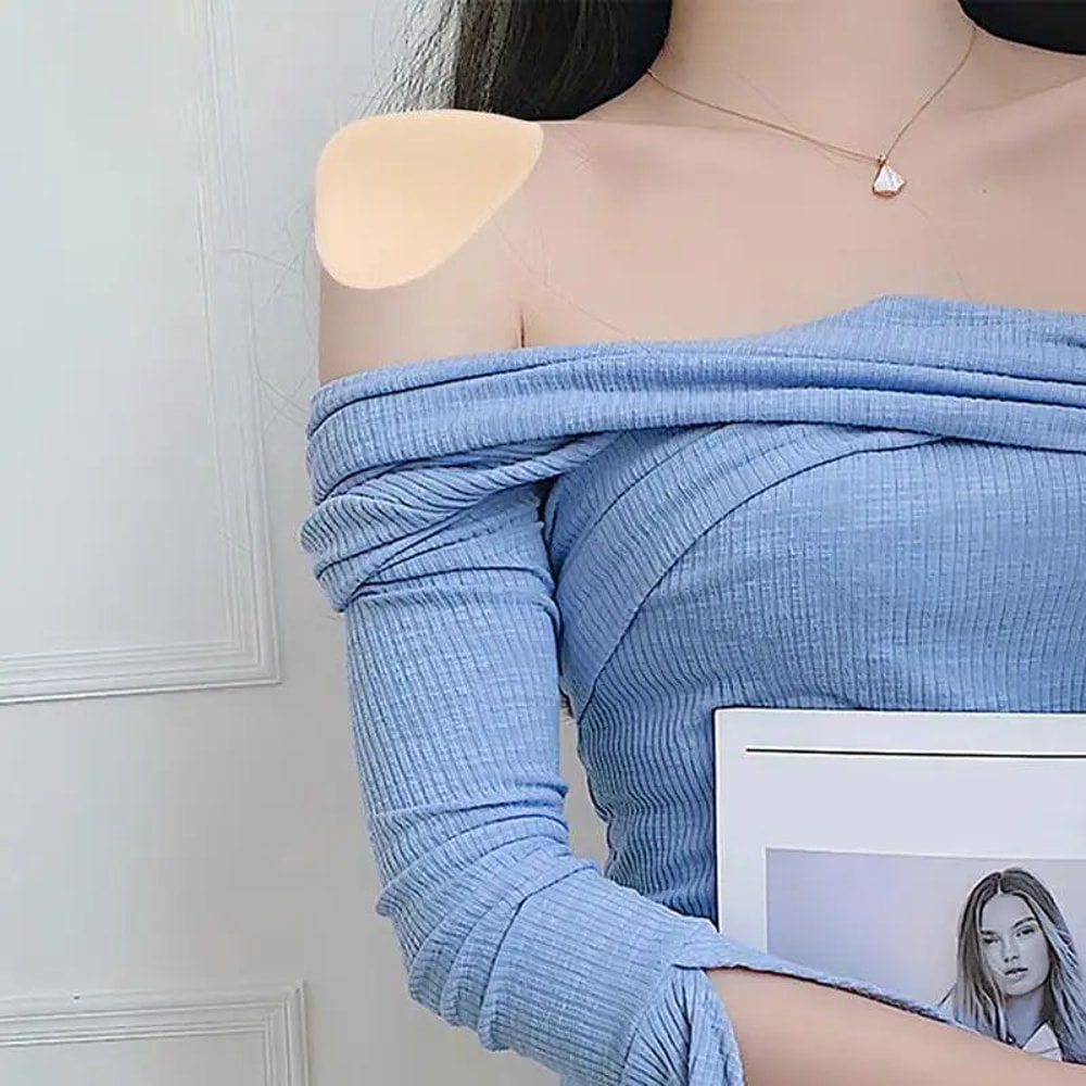 3 Pairs Breathable Sponge Shoulder Pads Lightweight SetIn Shoulder Enhancers For Blazers Suits Cl 2