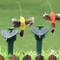 Solar Powered Flying Hummingbird Garden Stake Rotating Fluttering Bird Decor With Battery Backup 1