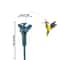 Solar Powered Flying Hummingbird Garden Stake Rotating Fluttering Bird Decor With Battery Backup 5