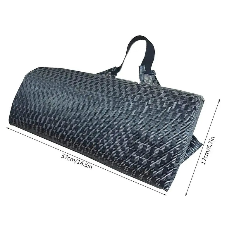 Adjustable Pool Lounge Chair Pillow With Strap Breathable Teslin Headrest Cushion For Outdoor Rela