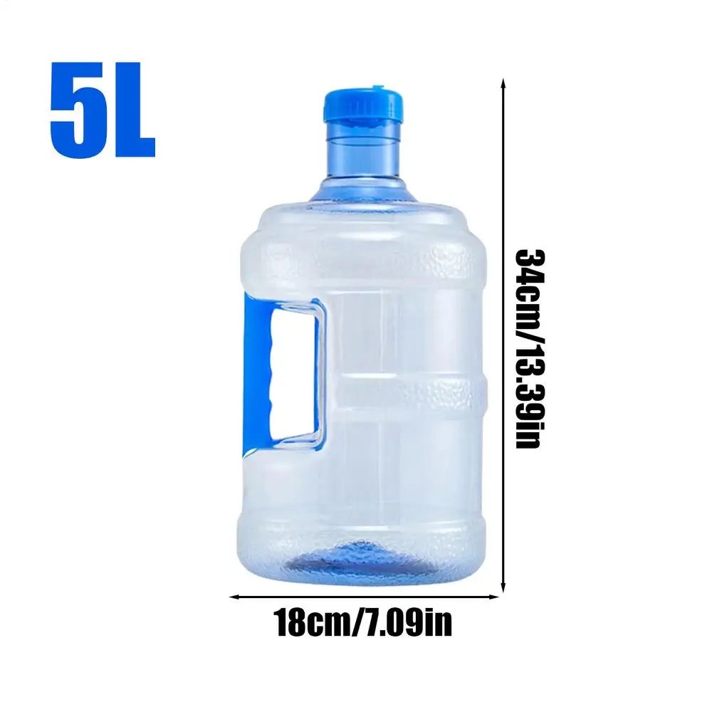Portable Camping Water Jug 5L75L With Handle Durable PET Water Storage Container For Outdoor Trav 6