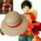 Anime Inspired Straw Hat With Chin Strap Lightweight Sun Hat For Cosplay Beach Outdoor Use 1