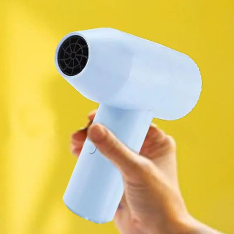 Cordless USB Rechargeable Mini Hair Dryer Portable Low Noise Art Travel Blow Dryer Cold Air 4