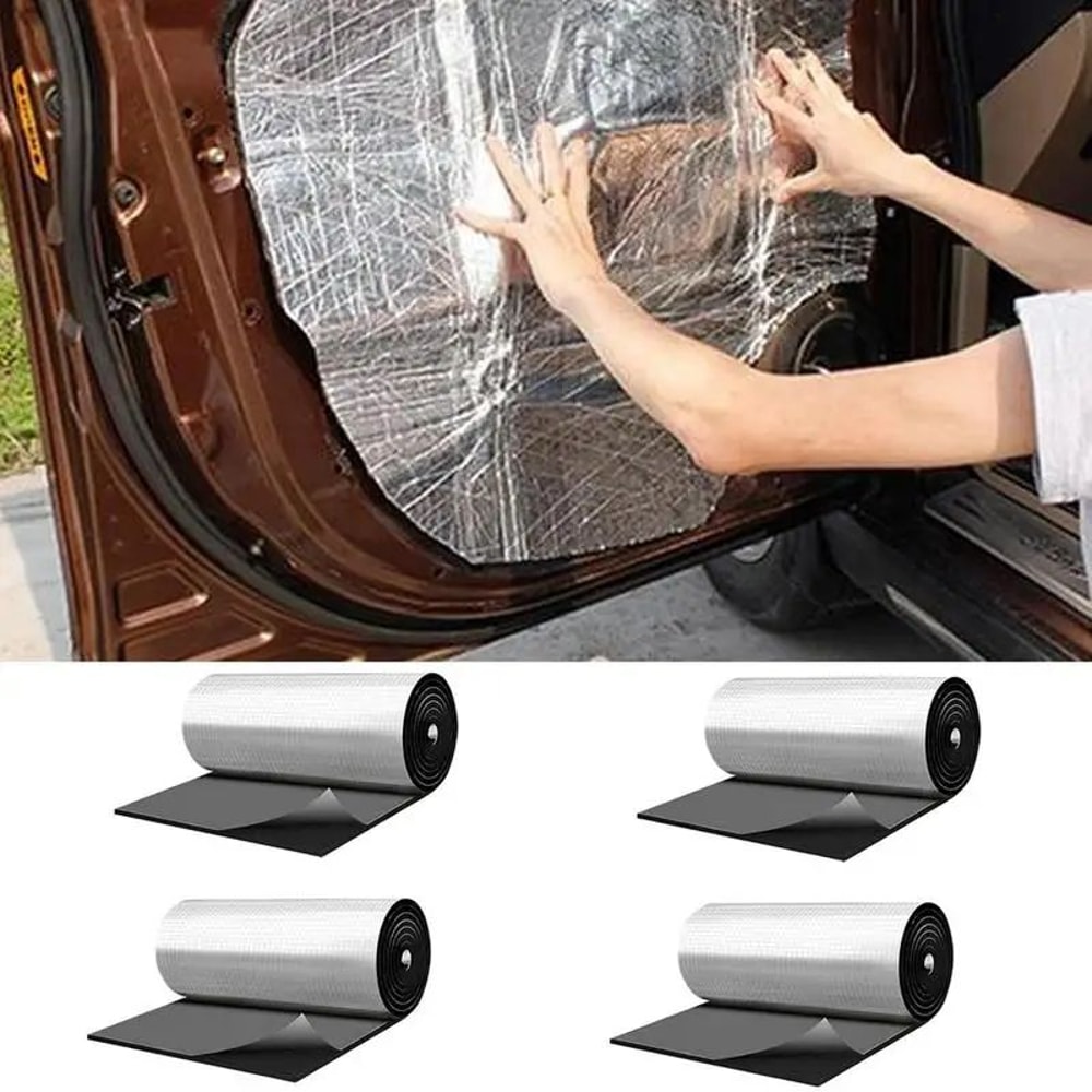 SelfAdhesive Car Sound Deadening Mat Heat Noise Insulation Pad For Hood Doors Roof 520mm 5