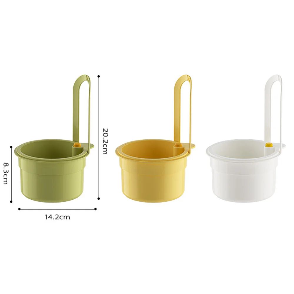 Sink Hanging Drain Basket With Openable Bottom Kitchen Garbage Strainer Quick Drain Organizer 5