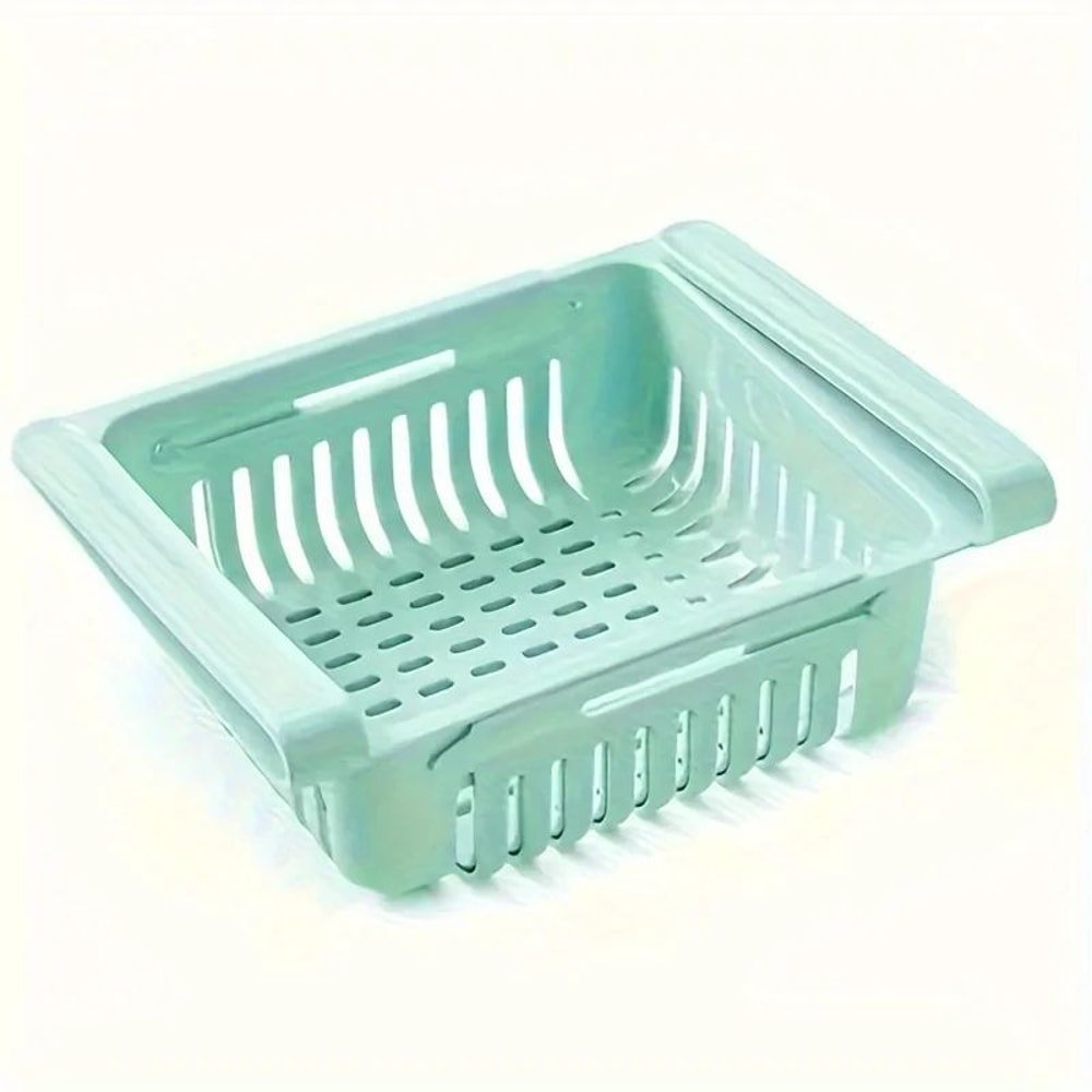 Adjustable Refrigerator Drawer Organizer Expandable Fridge Shelf Storage Bin For Kitchen Organizat 6