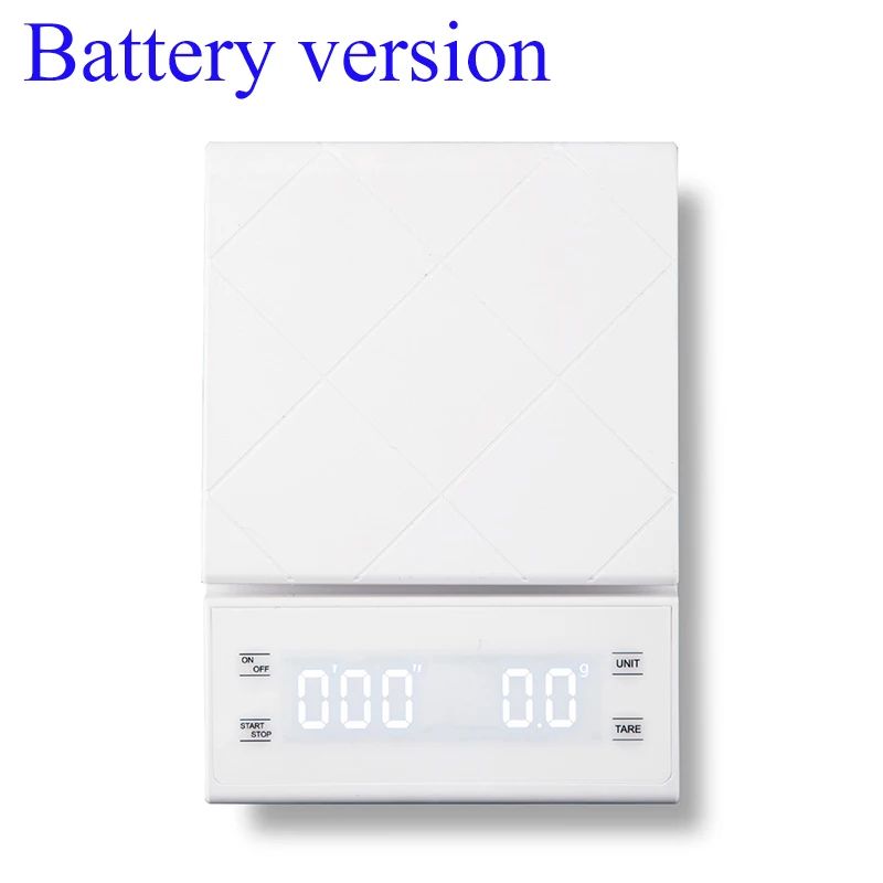 Digital Coffee Scale With Timer 661lb 0035 Oz Precision Portable Food Weighing Scale With LED Disp 7