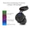 QC30 Dual USB Car Charger Socket With Voltmeter Waterproof Fast Charging 12V 24V Power Outlet 1