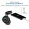 QC30 Dual USB Car Charger Socket With Voltmeter Waterproof Fast Charging 12V 24V Power Outlet 4