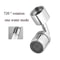 720 Rotatable Faucet Aerator AntiSplash Water Saving Tap Nozzle Extender For Kitchen Bathroom 6