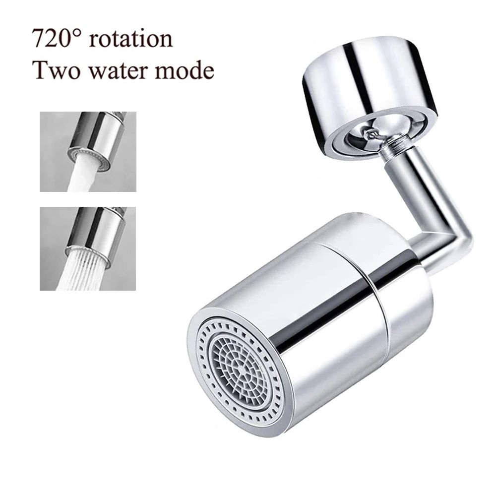720 Rotatable Faucet Aerator AntiSplash Water Saving Tap Nozzle Extender For Kitchen Bathroom 7