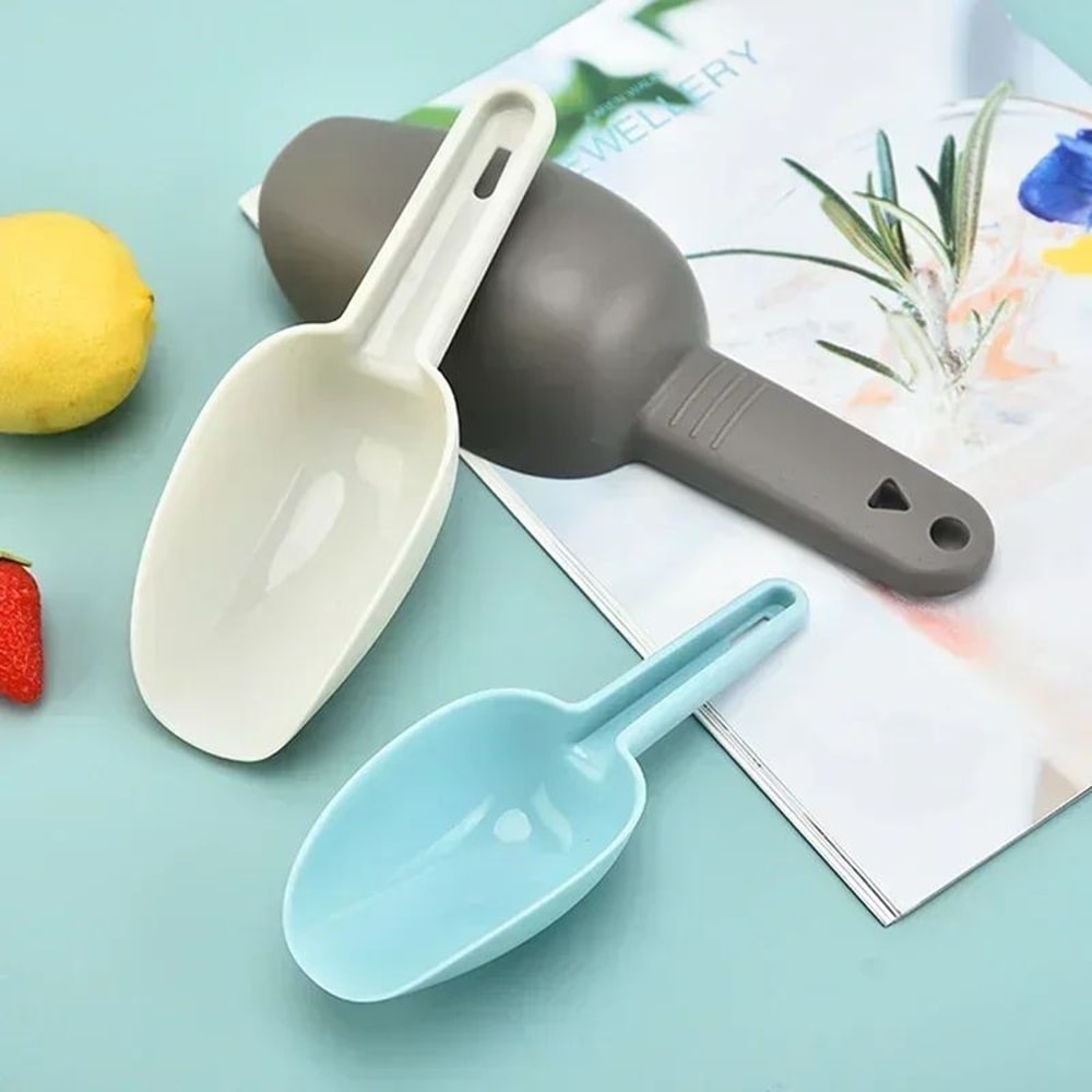 ScoopMaster 3Piece MultiPurpose Food Ice Shovel Set Durable Plastic Measuring Scoops 1