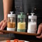 PrecisePour Salt Spice Dispenser Bottle 05g Control Seasoning Jar Kitchen Organizer 1